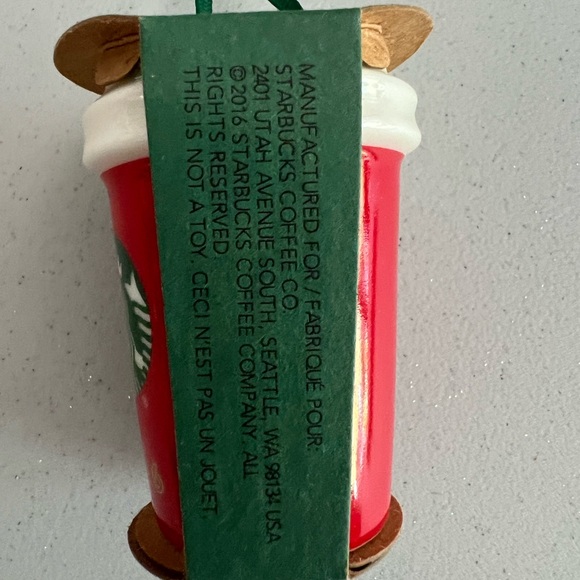 2016 Starbucks Red Cup Ornament - Picture 3 of 6